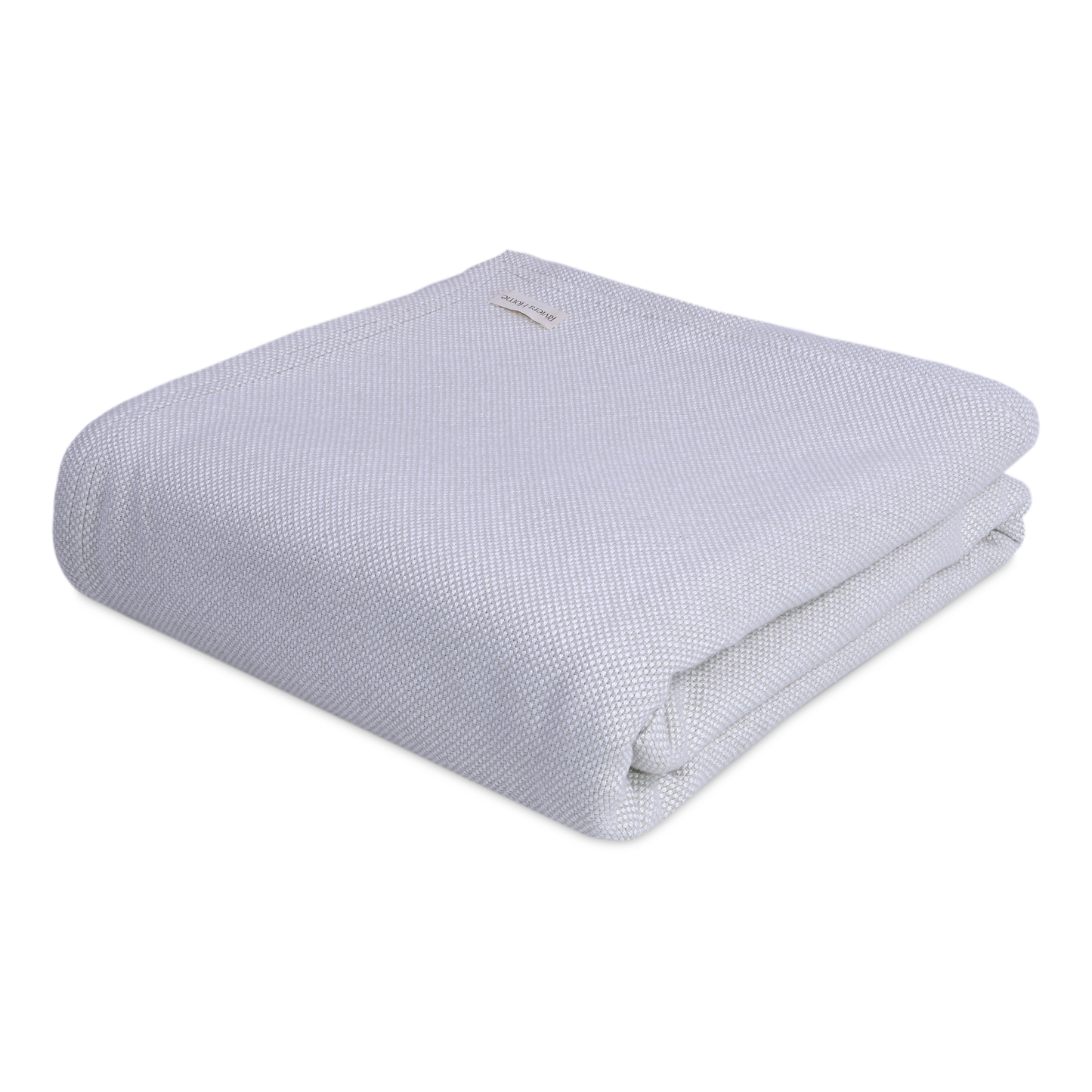 Basketweave Blanket, Warm Grey - Riviera Home