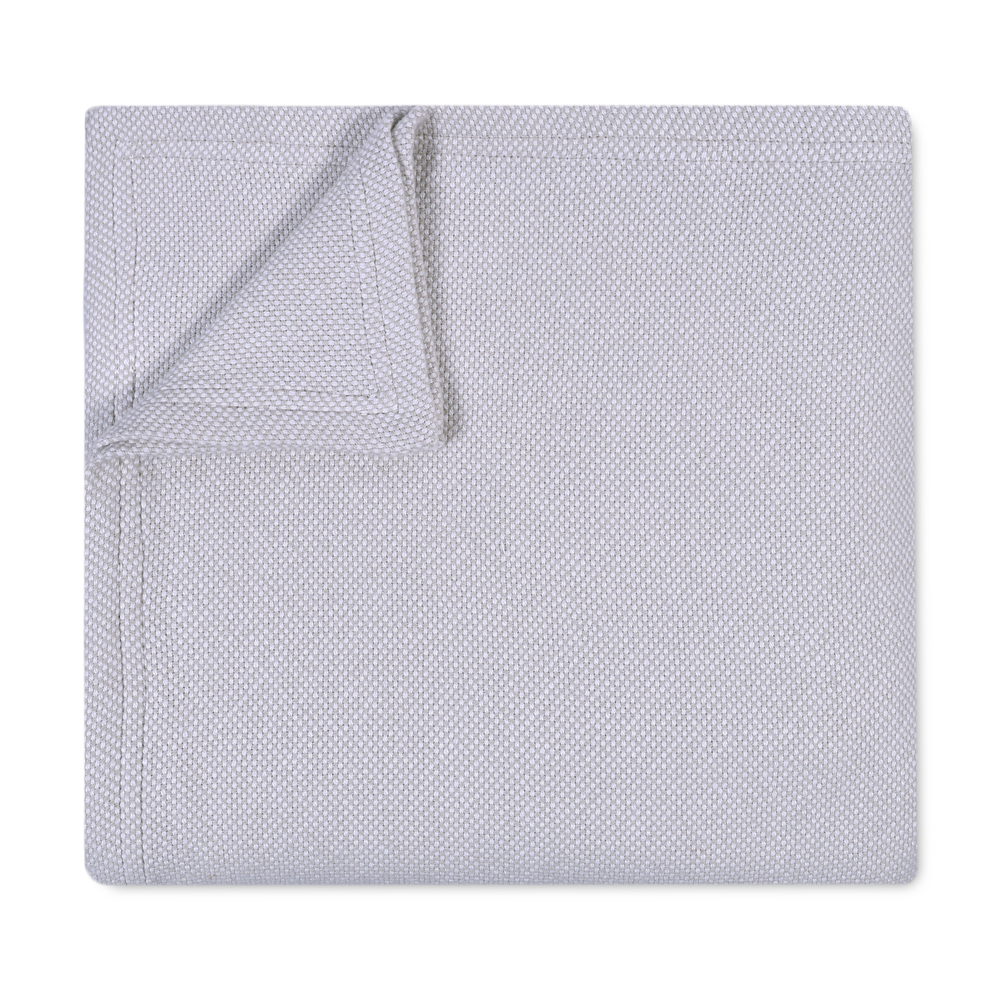 Basketweave Blanket, Warm Grey - Riviera Home