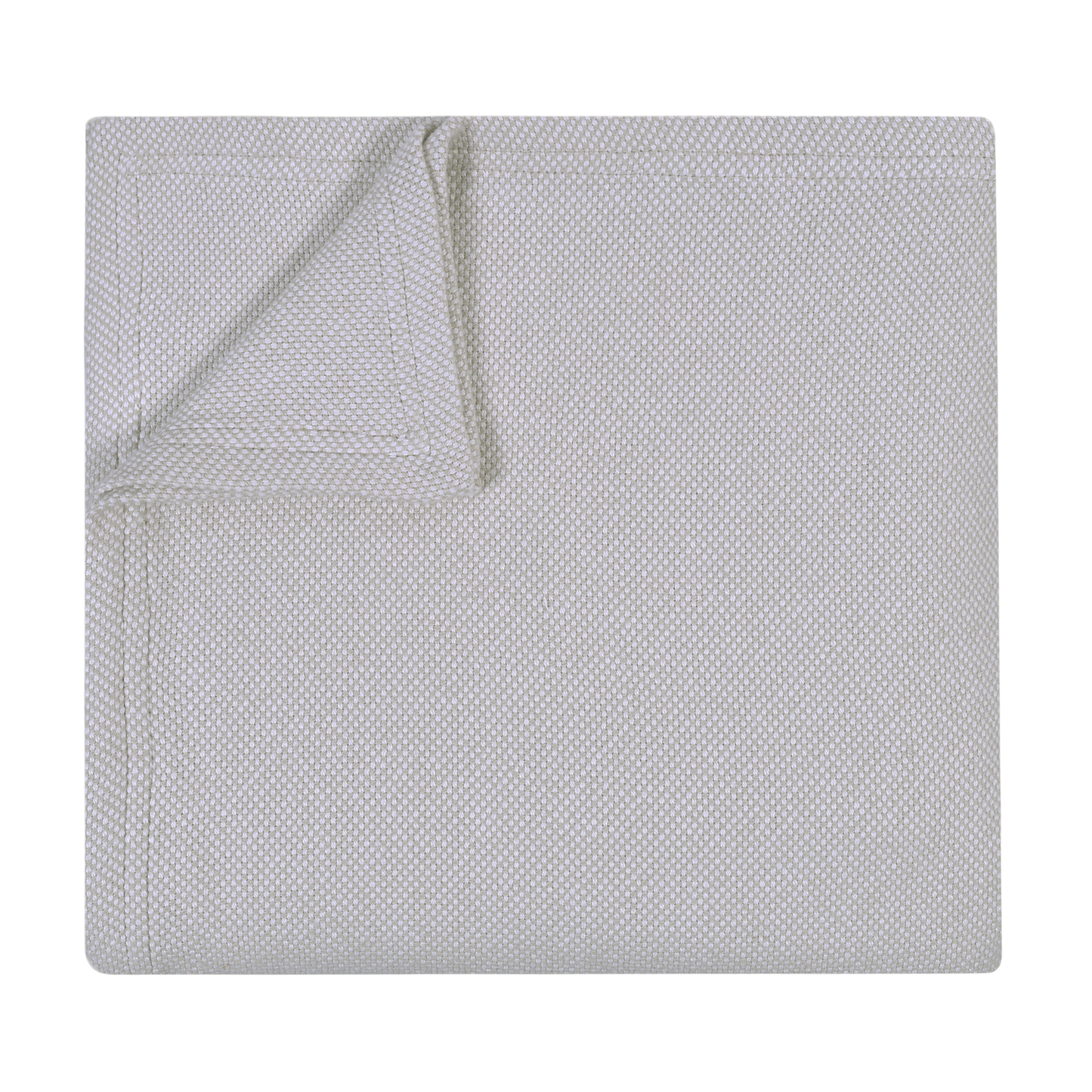 Basketweave Blanket, Warm Grey - Riviera Home