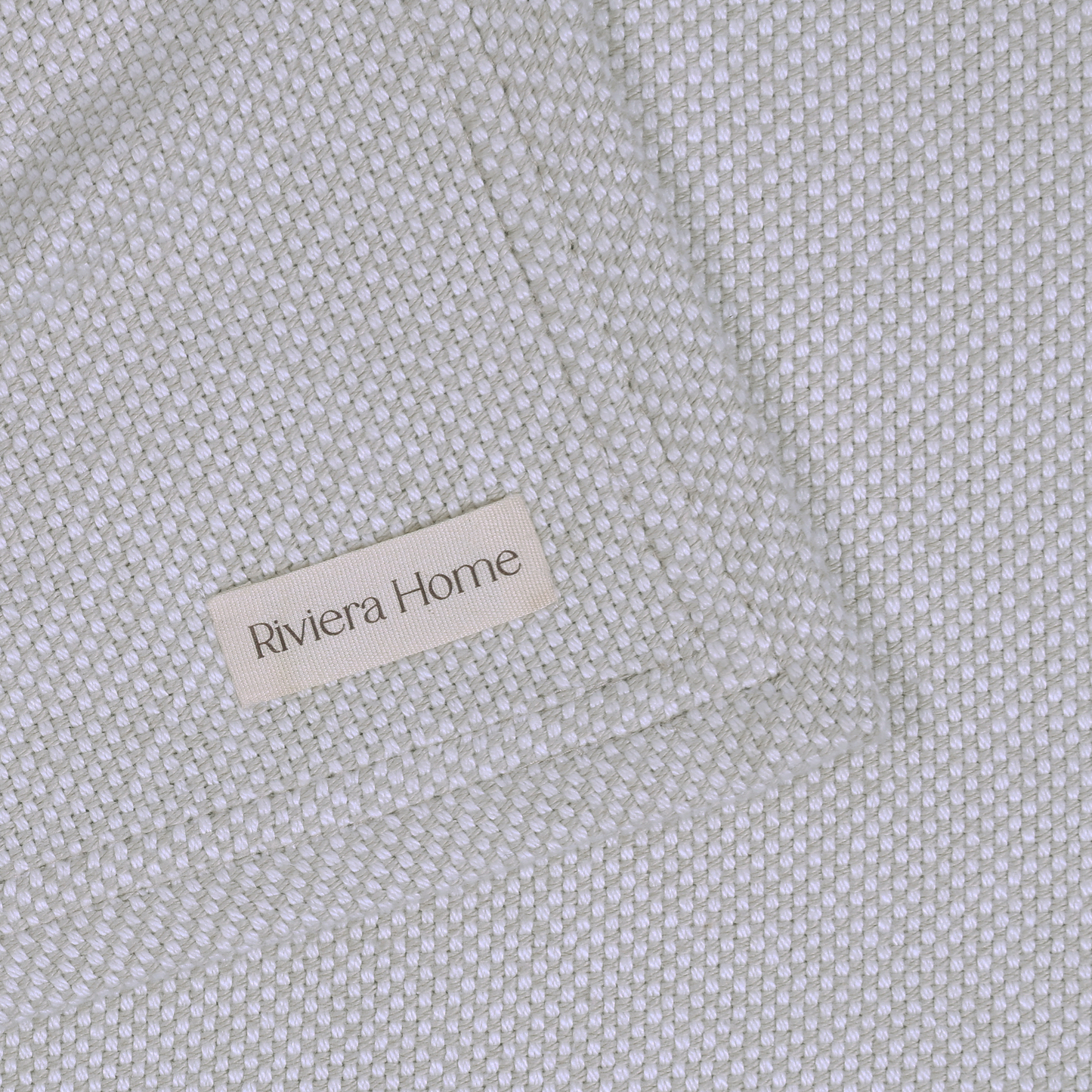 Basketweave Blanket, Warm Grey - Riviera Home