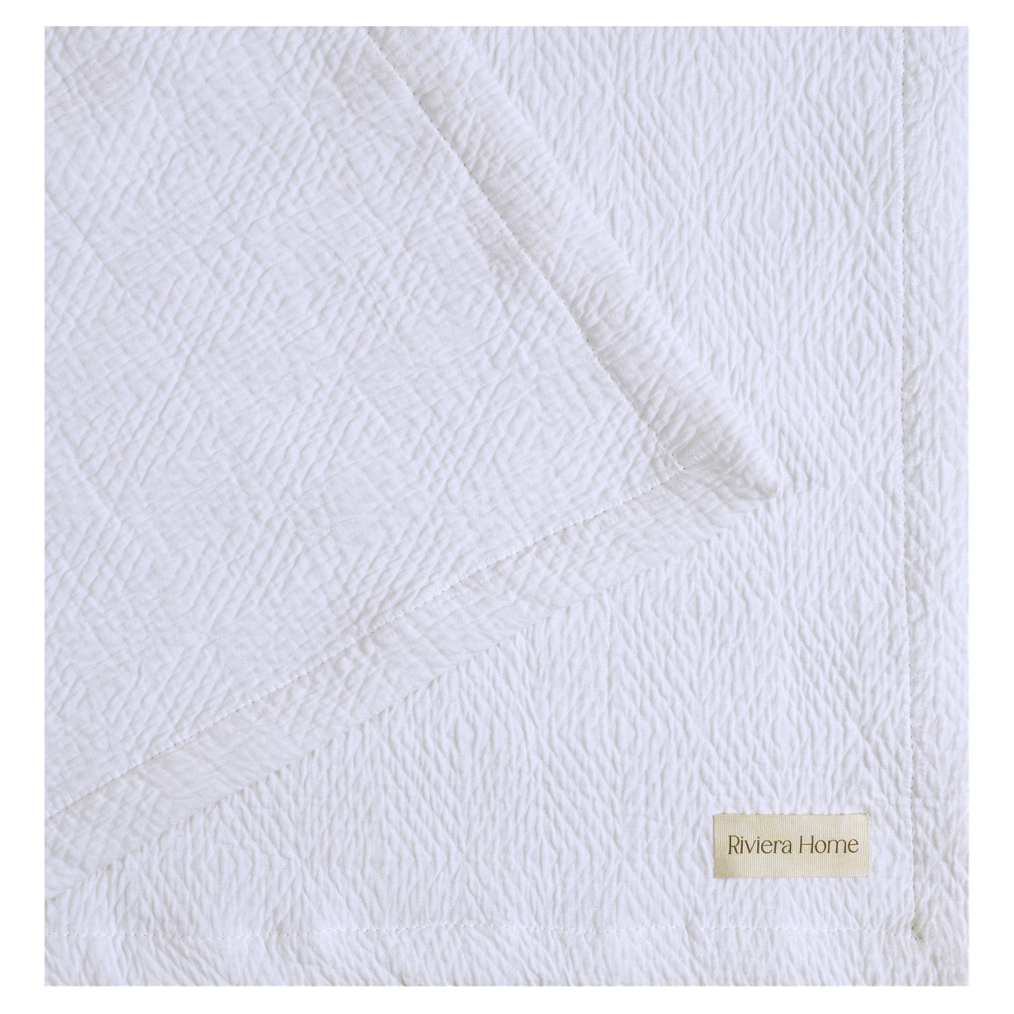 Diamond Cotton Coverlet - Riviera Home
