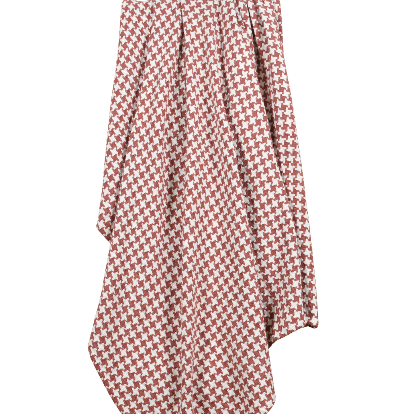 Houndstooth Cotton/Hemp Blanket - Riviera Home