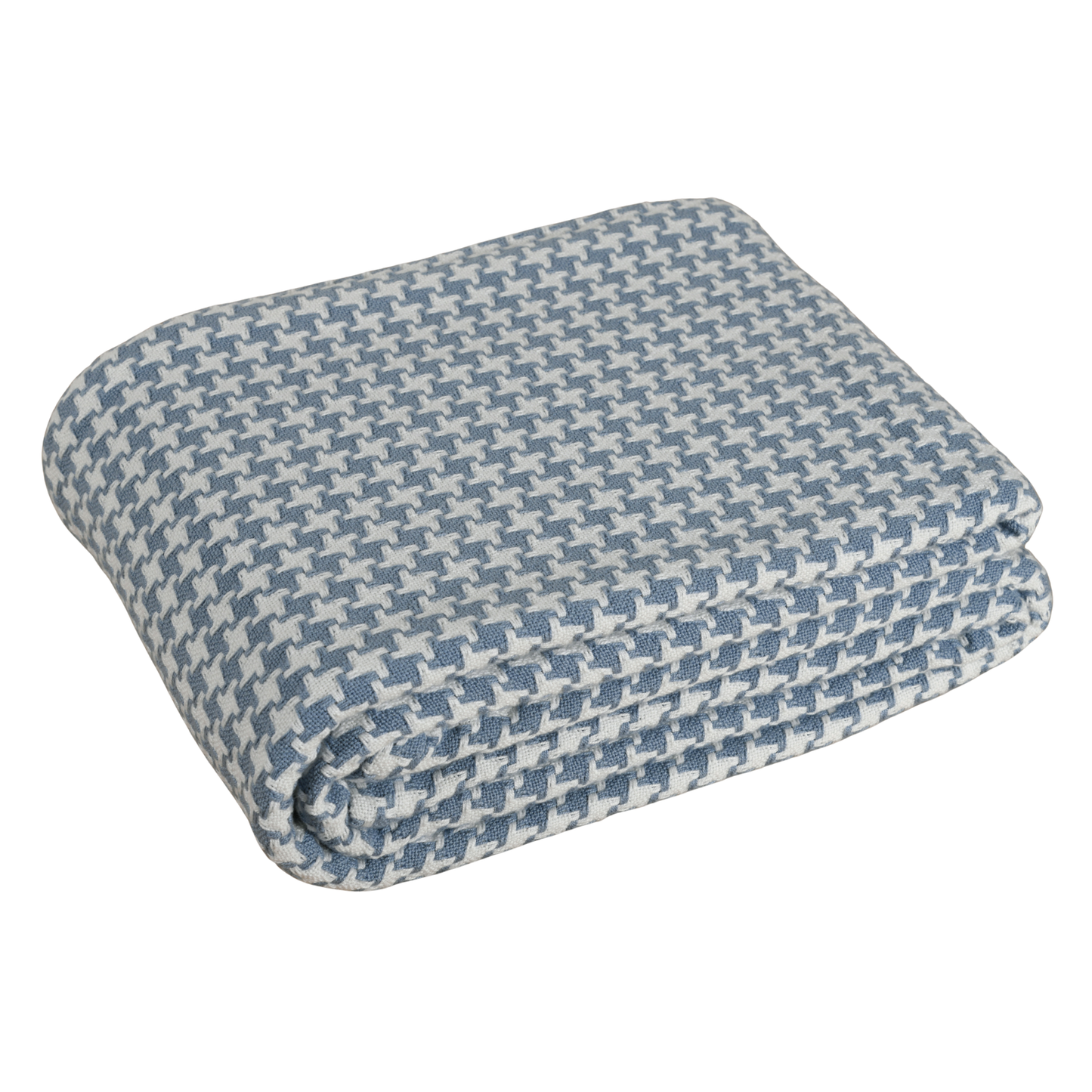 Houndstooth Cotton/Hemp Blanket - Riviera Home