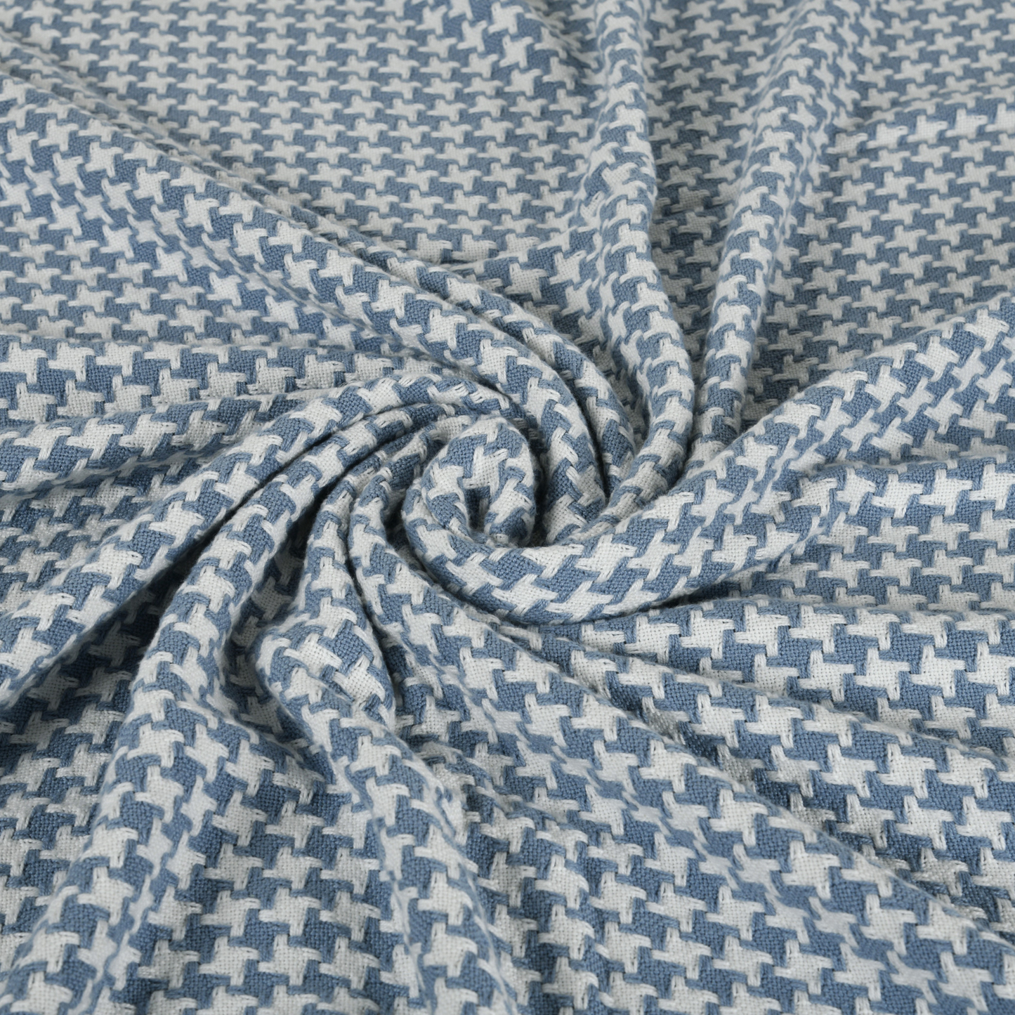 Houndstooth Cotton/Hemp Blanket - Riviera Home