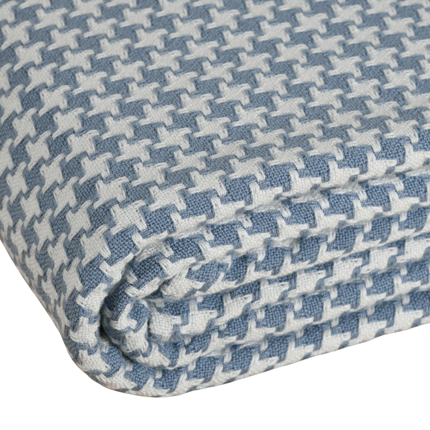 Houndstooth Cotton/Hemp Blanket - Riviera Home