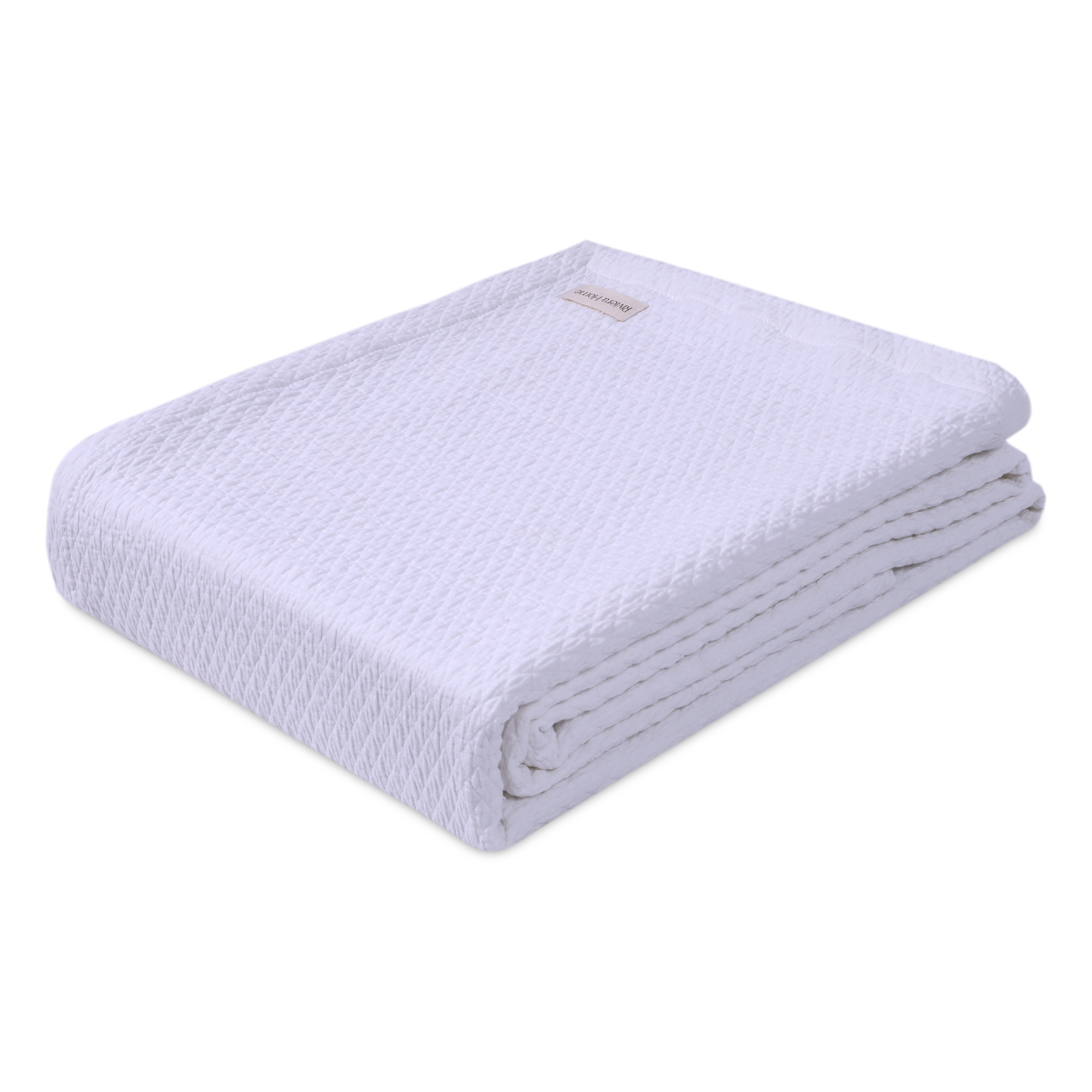 Mini Diamond Cotton Coverlet - Riviera Home