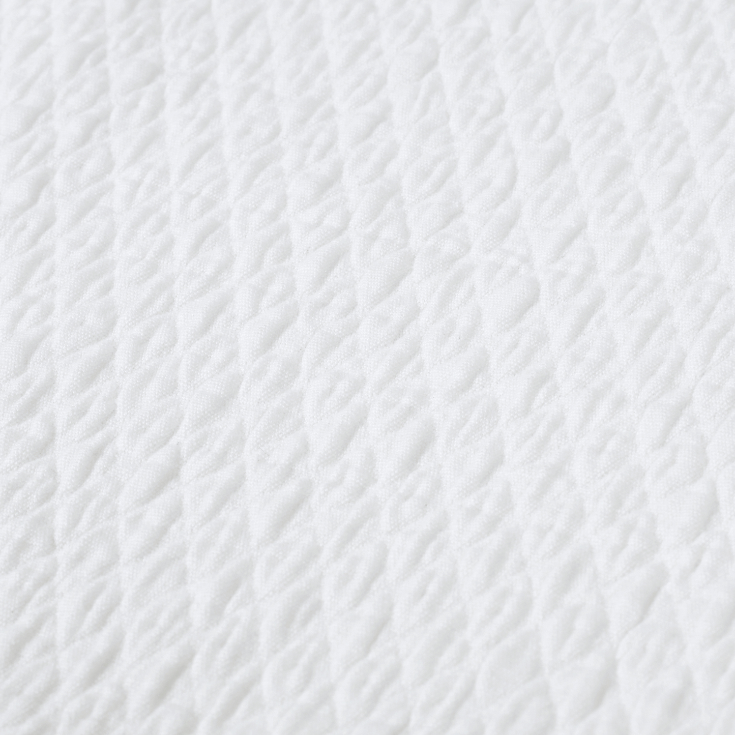 Mini Diamond Cotton Coverlet, Snow White - Riviera Home