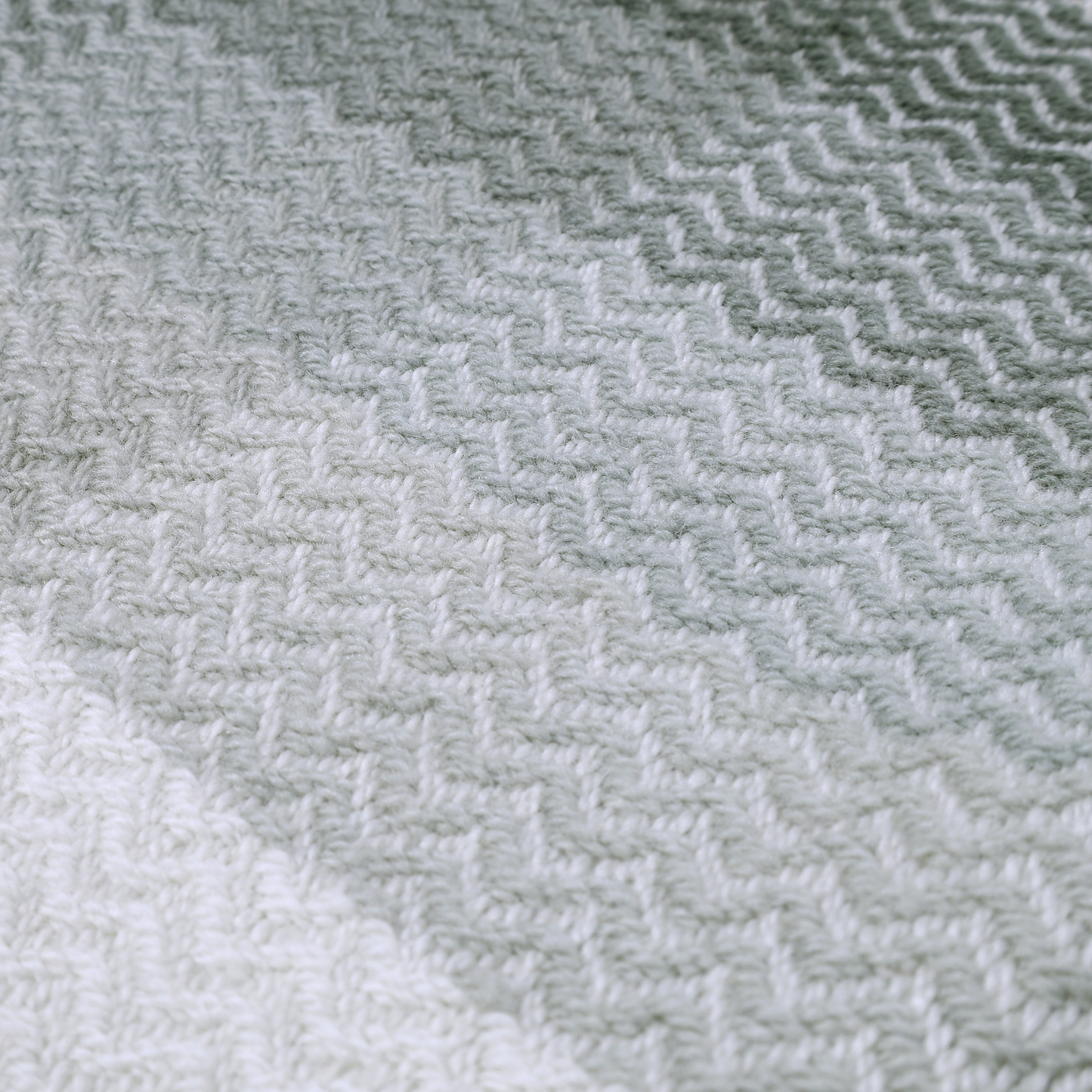 Ombré Grid Merino Wool Throw, Laygem - Riviera Home