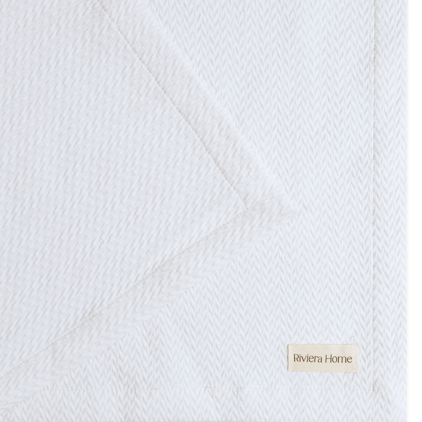 Ripple Coverlet, Snow White - Riviera Home