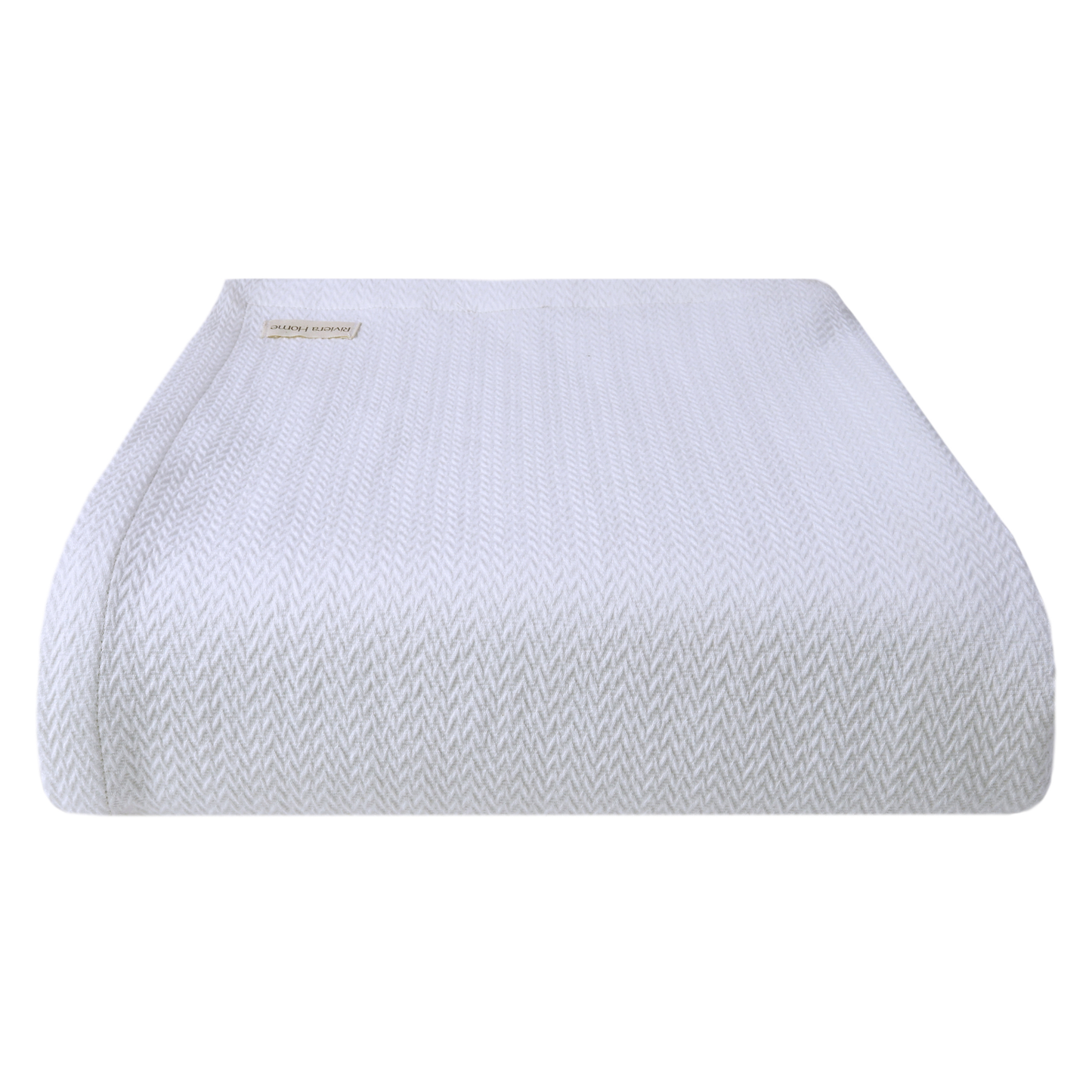 Ripple Cotton Coverlet, Snow White - Riviera Home