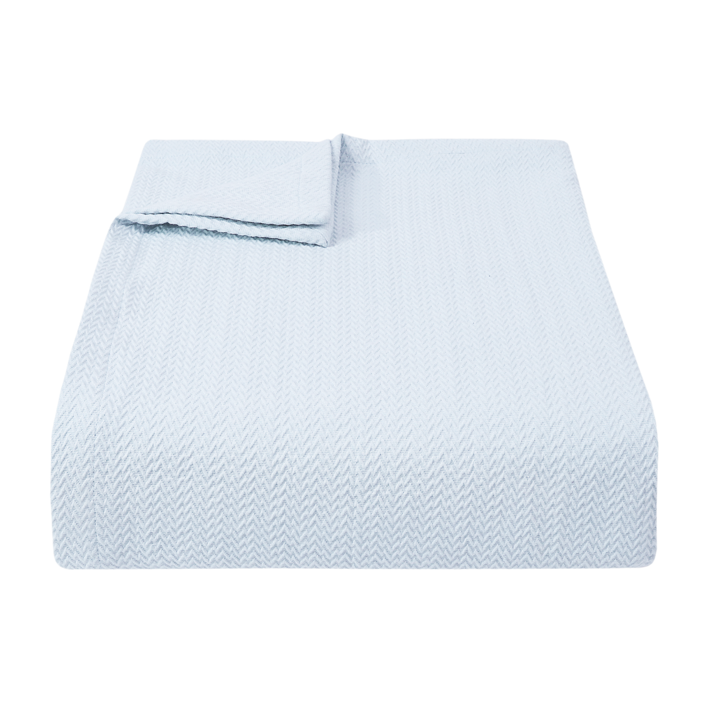 Ripple Yarn Dyed Coverlet, Pearl Blue - Riviera Home