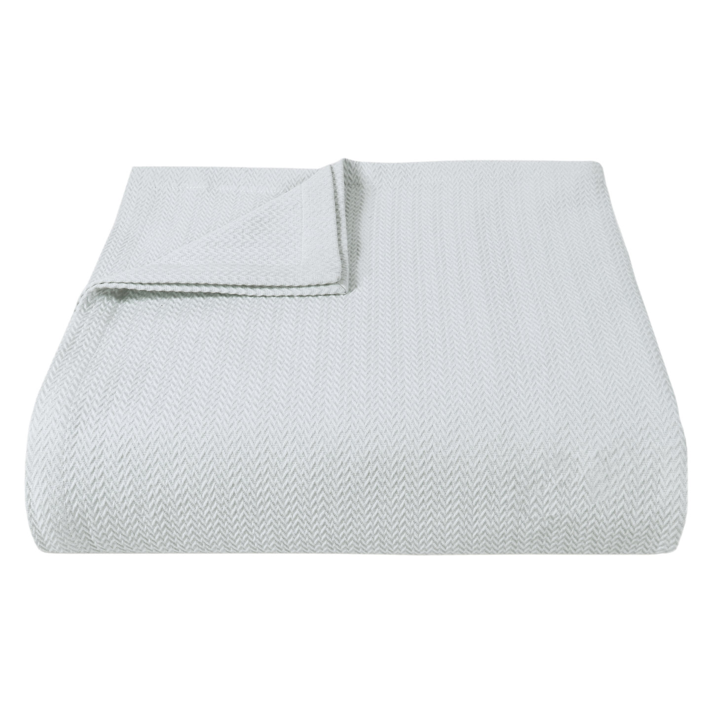 Ripple Yarn Dyed Coverlet, Pearl Blue - Riviera Home