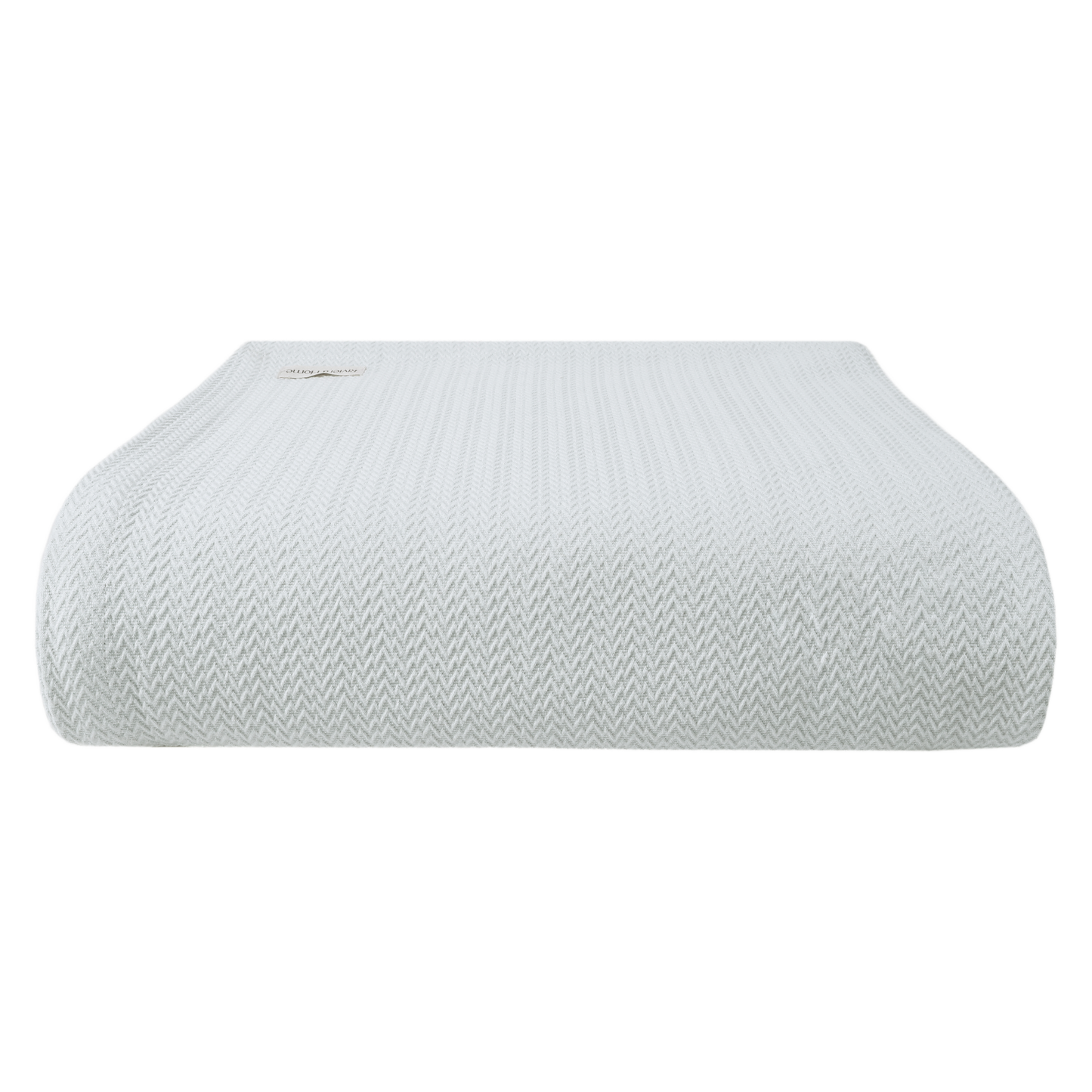 Ripple Yarn Dyed Coverlet, Pearl Blue - Riviera Home
