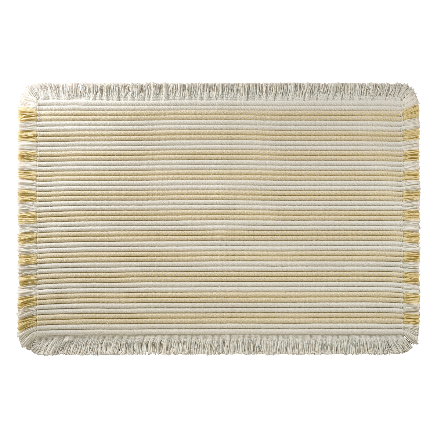 Striped Fringe Bath Rug - Riviera Home